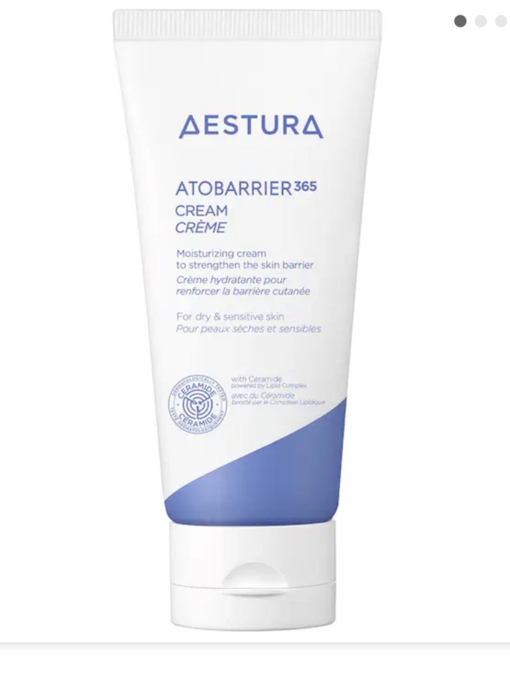 Aestura ATOBARRIER365 Cream Moisturizer with Ceramides & Niacinamide for Skin Mo